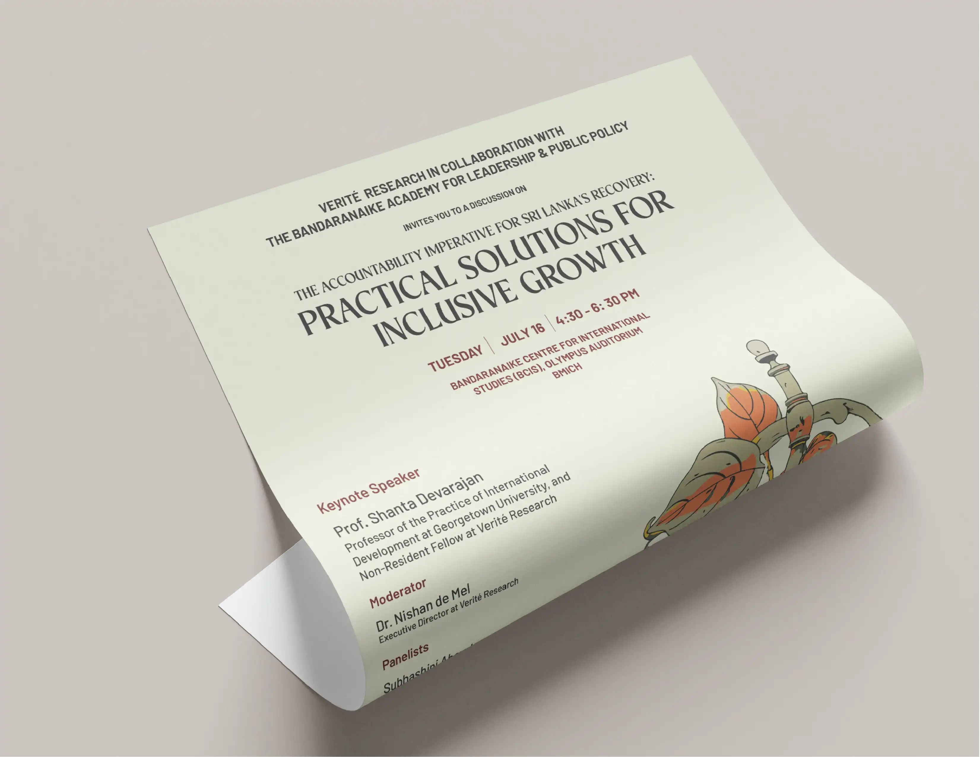 Practical Solutions for Inclusive Growth - Poster Option Two